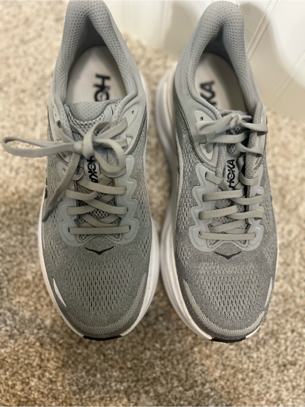 Hoka men’s bondi 9 running athletic sneakers shoes sz. 10 workout gym comfort - Picture 3 of 7
